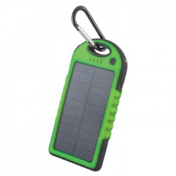 Power bank Solar 5000 mAh TB-016 verde