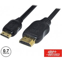 Cabo HDMI - Mini HDMI 0.7mt M-M