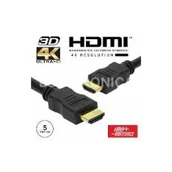 CABO HDMI 4K 5MT M-M ALPHA+ELETTRONIC