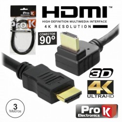 Cabo HDMI 2.0 ULTRA HD 4K 3MT PROK