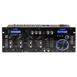 Mixer de DJ de 4 canais com 9 entradas com Bluetooth e FX BST SYMBOL 400