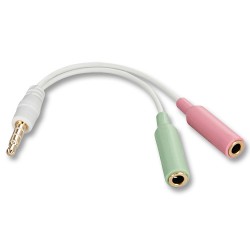 Audio Adaptadorr Cable for iPhone/iPod/HTC