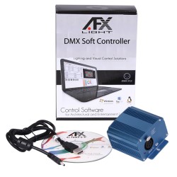 Controlador DMX C/ SoftWare Interface USB AFXLIGHT