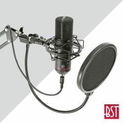 Microfone Condensador De Estúdio BST
