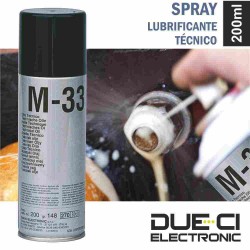 Spray Lubrificante técnico incolor de baixa viscosidade - 200ml