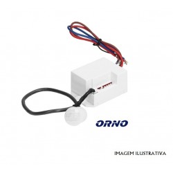 Mini detector de movimentos 220v para embutir ORNO