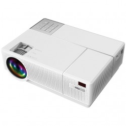 Vídeo Projetor 6500 Lumens HD 1080p LCD - LED 6500 lúmen - 7000: 1 Keyston digital 4D