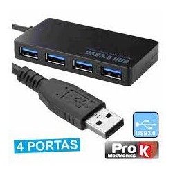 Hub USB 3.0 C/ 4 Portas USB 3.0 PROK
