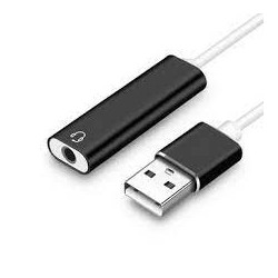 PLACA DE SOM EXTERNA 5.1 USB 2.0, 1X JACK 3.5MM(MIC+AUD)