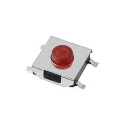Botão miniatura 6.2x6.2x3.1mm SPST-NO 12VDC 50mA SMD - Ninigi