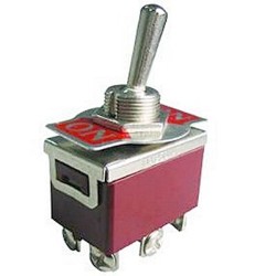 Pulsador Alavanca 2 Circuitos 10A 250V (I)/0/(I)