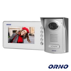 Vídeo Porteiro Com ecran 4.3" Cores LEDS IR ORNO
