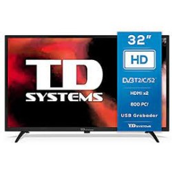TV LED TD Systems LED HD DVB-T2 / C / S2 - 32 polegadas K32DLK12H