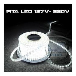 FITA DE LED BRANCO FRIO/QUENTE 14,4W 230V/ 1 METRO