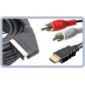 Cabos HDMI/RCA/RF/SCART/DVI/SVID